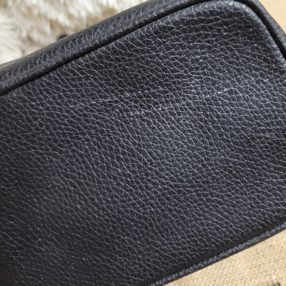 Vintage Liz Claiborne hand bag pebble leather-black - Picture 6 of 13
